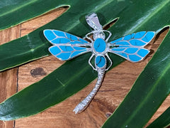 925 Sterling Silver Dragonfly Pendant - Balinese Style Jewellery - Pendant ONLY