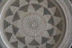 NEW Bali Woven Rattan Platter with Motif - Balinese Woven Rattan Wall Art 70cm