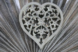 Balinese Hand Carved MDF Mandala Love Heart Wall Panel 6 Colours!!