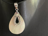 925 Sterling Silver w/ShellPendant - Balinese Style Jewellery - Pendant ONLY