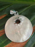 925 Shell w/Sterling Silver Pendant - Balinese Style Jewellery - Pendant ONLY