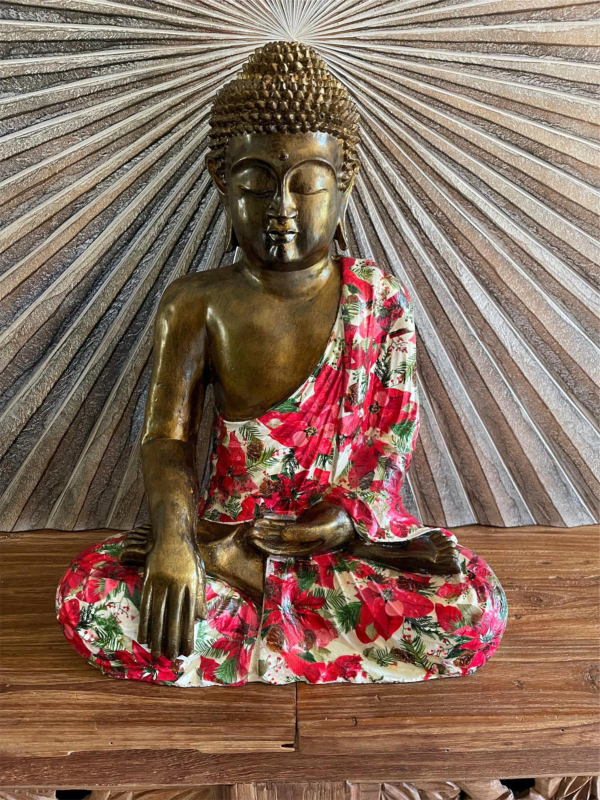 NEW Balinese Resin Buddha Sculpture - Bali Resin Buddha Statue for Indoors