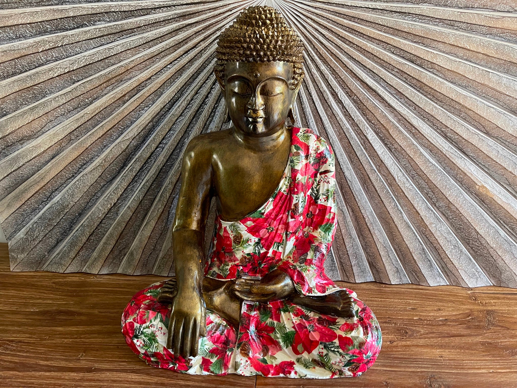 NEW Balinese Resin Buddha Sculpture - Bali Resin Buddha Statue for Indoors