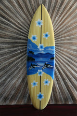 NEW Bali Handmade Air Brushed Surfboard Wall Decor 80cm - Bali Surfboard Art