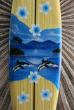 NEW Bali Handmade Air Brushed Surfboard Wall Decor 80cm - Bali Surfboard Art
