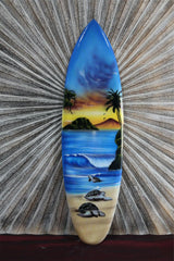 NEW Bali Handmade Air Brushed Surfboard Wall Decor 80cm - Bali Surfboard Art