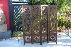 NEW BALINESE CARVED MDF/WOOD MANDALA ROOM DIVIDER - BALI WALL ART