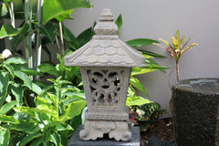 NEW Balinese Concrete Lantern  - Outdoor Bali Lantern - Balinese Garden Lantern