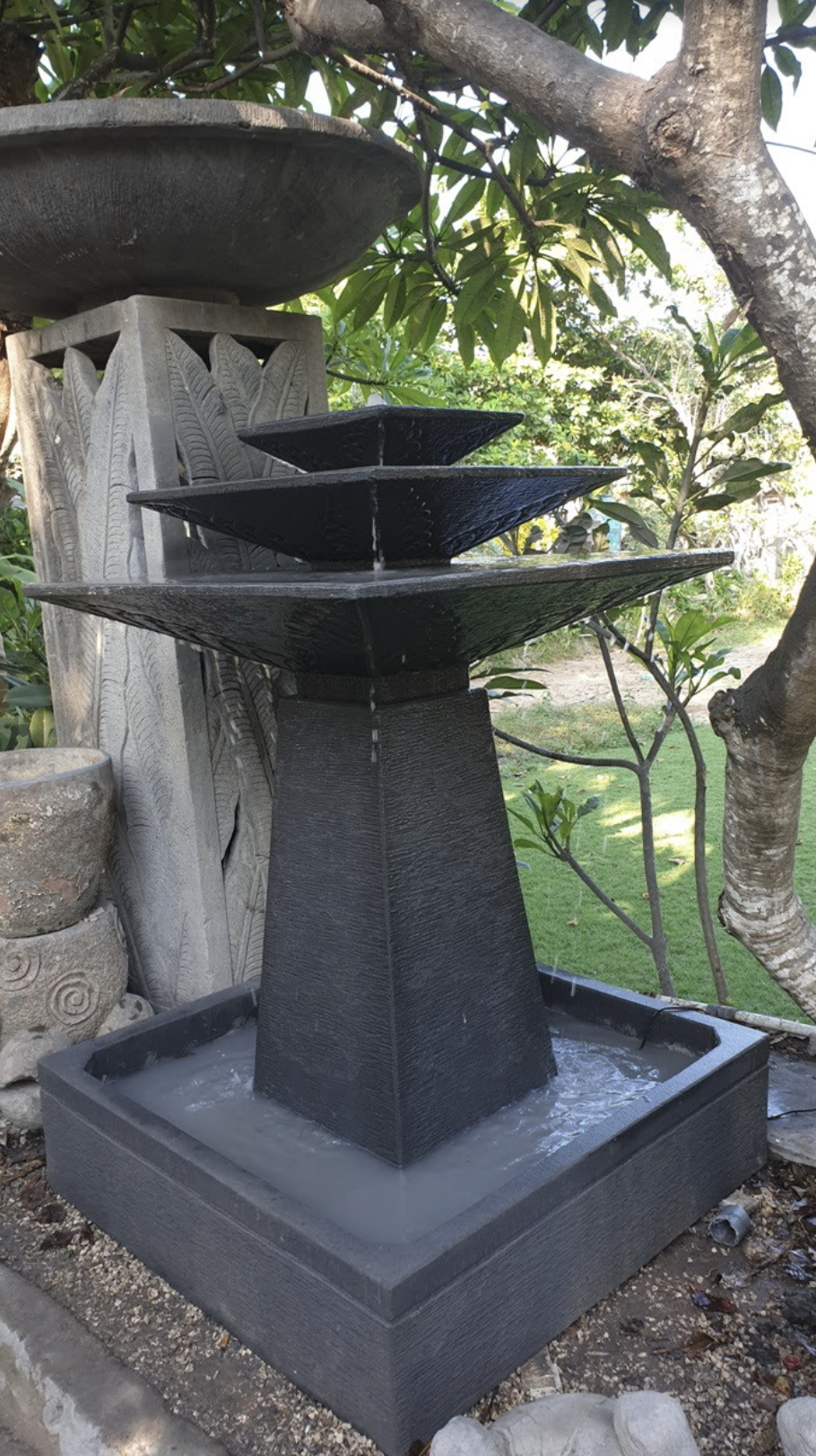 NEW Balinese Modern Architectural Style Water Feature - Bali Water Feature