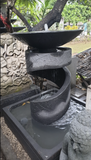 NEW Balinese Spiral Water Fall Water Feature - Bali Water Feature