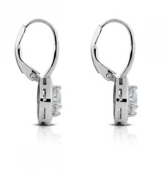 925 Sterling Silver Putri Zircon Earrings - Balinese Style Earrings