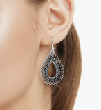 925 Sterling Silver Fili Hook Earrings - Balinese Style Earrings