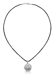 925 Sterling Silver Lotus Pendant - Balinese Style Jewellery