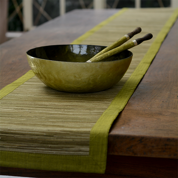 NEW Bali Zen Table Runner - Balinese Water Hyacinth 1m Table Runner